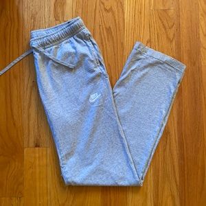 Gray Nike sweatpants